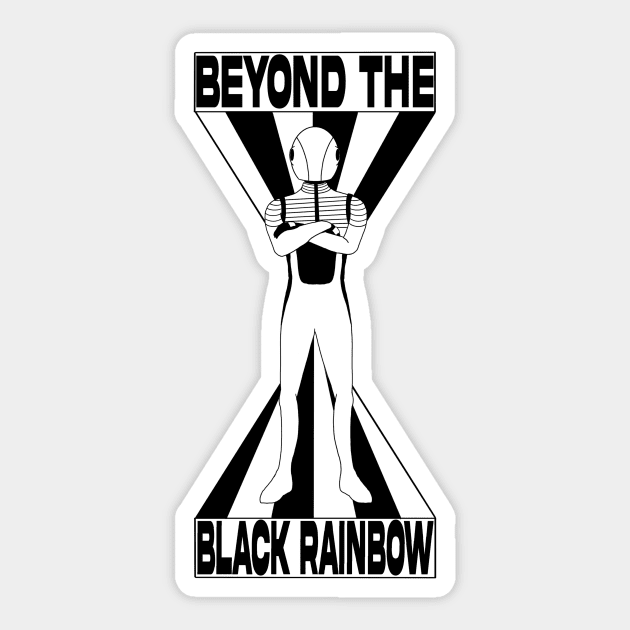 "Beyond the Black Rainbow" Sticker by motelgemini